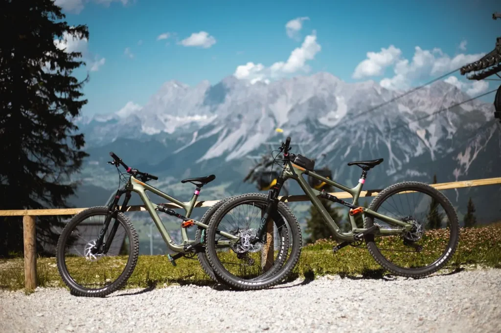 verschillende soorten mountainbikes